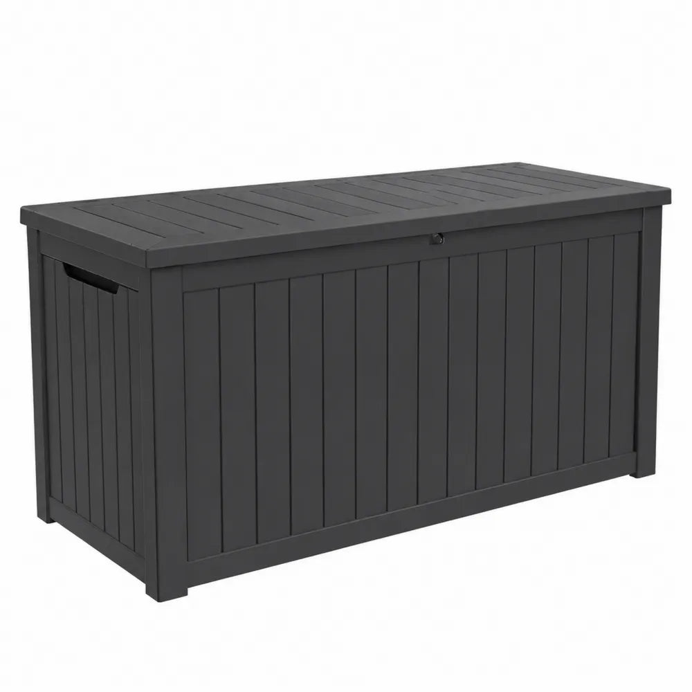 Contenitore rettangolare in plastica grigia 120x50x60 cm